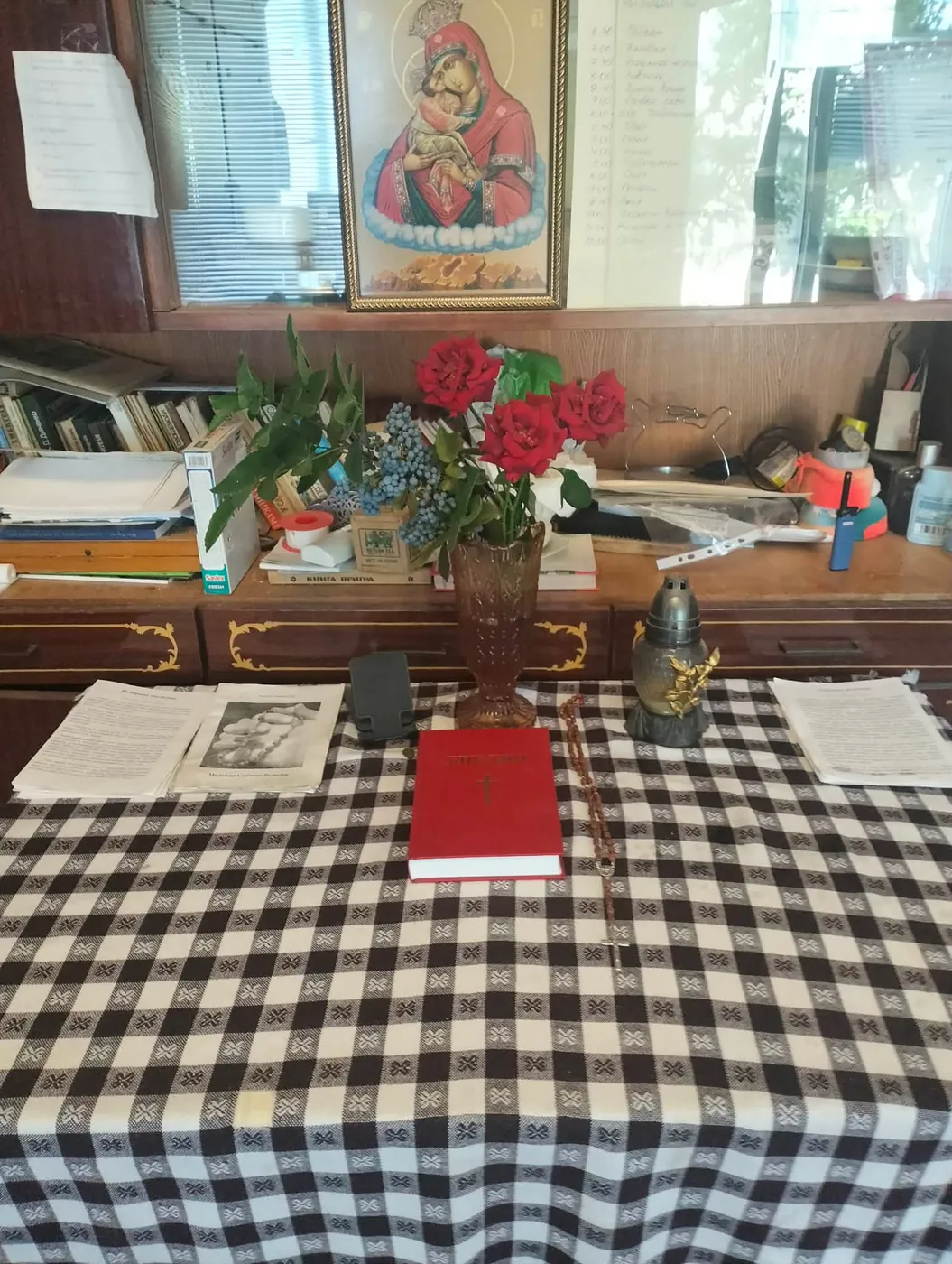A quiet prayer corner