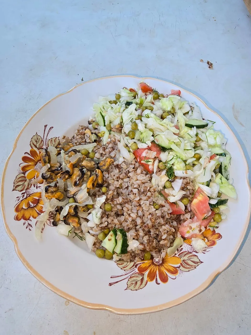 A meal prepared at the centre