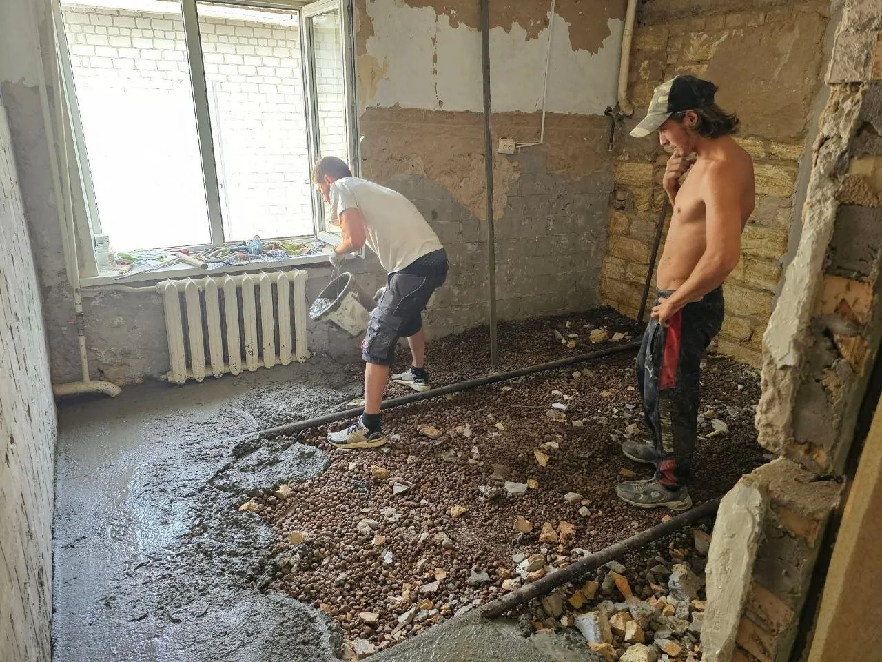 Room renovation work
